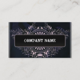 Tarjetas de visita azules elegantes