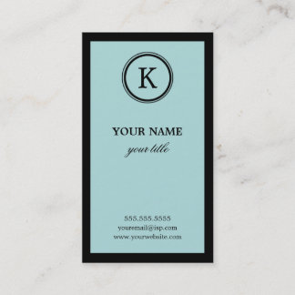 Tarjetas de visita azules y negras elegantes del