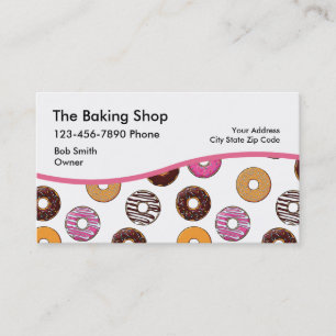 Tarjetas de visita Bakery Doughnut