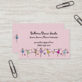 Tarjetas de visita Ballerina Dance