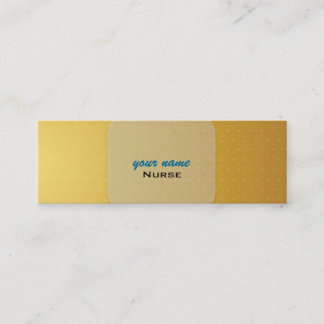 Tarjetas de visita Bandaid de la enfermera