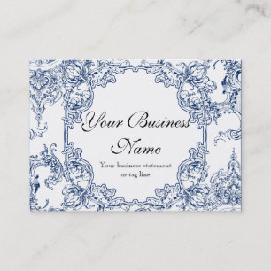 Tarjetas de visita - Barroco floral del remolino