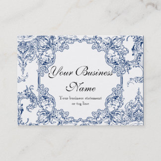 Tarjetas de visita - Barroco floral del remolino