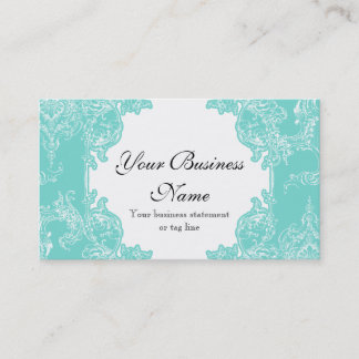 Tarjetas de visita - Barroco floral del remolino