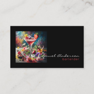 Tarjetas de visita Bartender