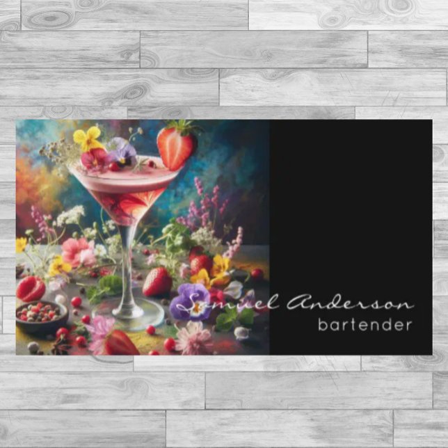 Tarjetas de visita Bartender (Subido por el creador)