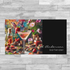 Tarjetas de visita Bartender