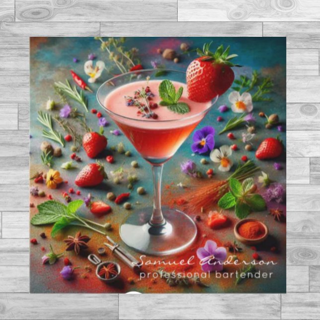 Tarjetas de visita Bartender (Subido por el creador)