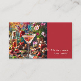 Tarjetas de visita Bartender