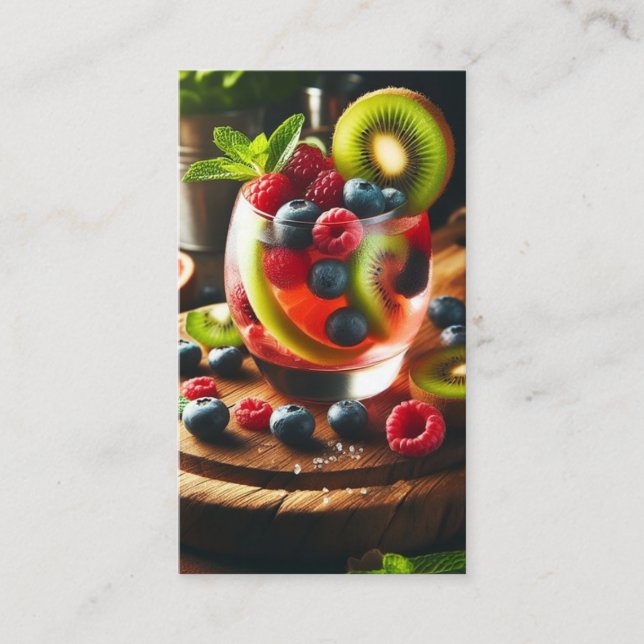 Tarjetas de visita Bartender (Anverso)