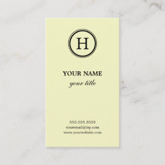 Tarjetas de visita beige elegantes