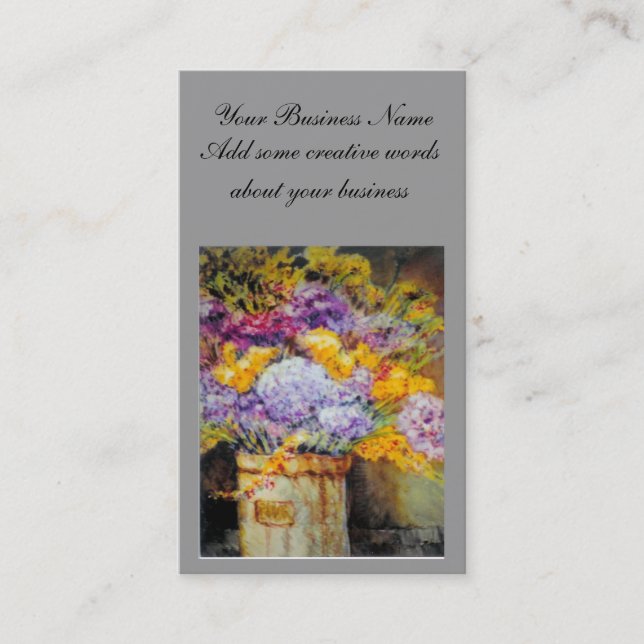 Tarjetas de visita….Bendiciones generosas (Anverso)