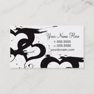 Tarjetas de visita blancas elegantes de los
