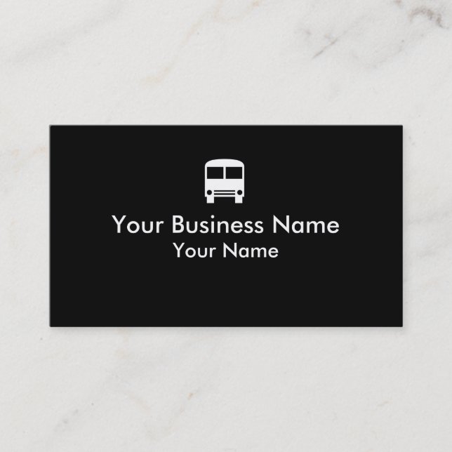 Tarjetas de visita blancas negras simples del (Anverso)