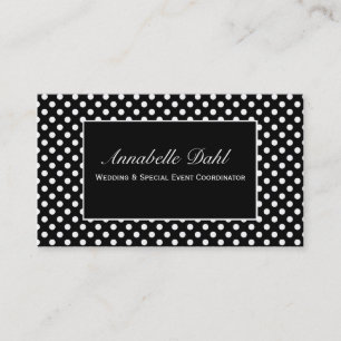 Tarjetas de visita blancos y negros elegantes del