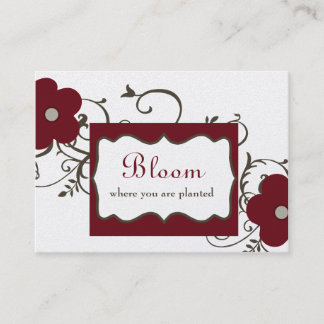 Tarjetas de visita Bloom Chubby