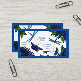 Tarjetas de visita Blue Garden