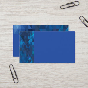Tarjetas de visita Blue Geométrica Prisma