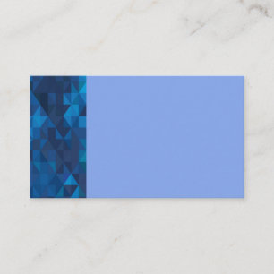 Tarjetas de visita Blue/Light Blue Geometric Prism