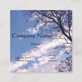 Tarjetas de visita Blue Sky