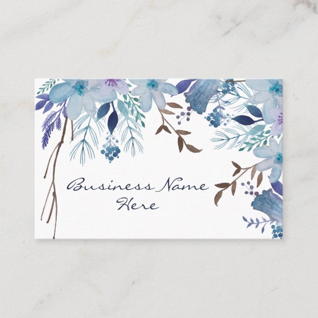 Tarjetas de visita - Blues de verano (Anverso)