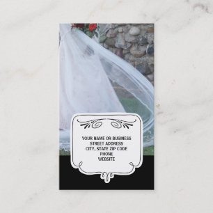 Tarjetas de visita boda {Negro}