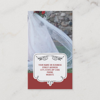 Tarjetas de visita boda {Red}