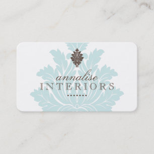Tarjetas de visita bonitas del interiorista