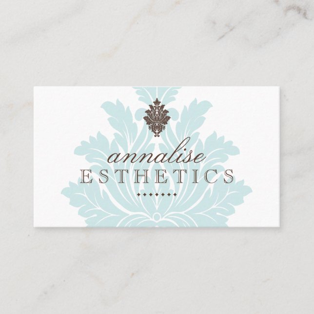 Tarjetas de visita bonitas del salón de belleza (Anverso)