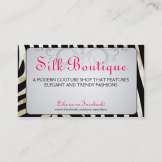 Tarjetas de visita Boutique-Con clase del Flourish