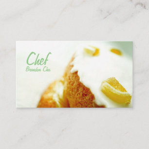 Tarjetas de visita Cake Chef