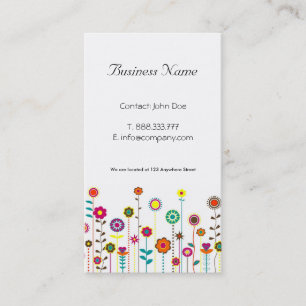 Tarjetas de visita caprichosas