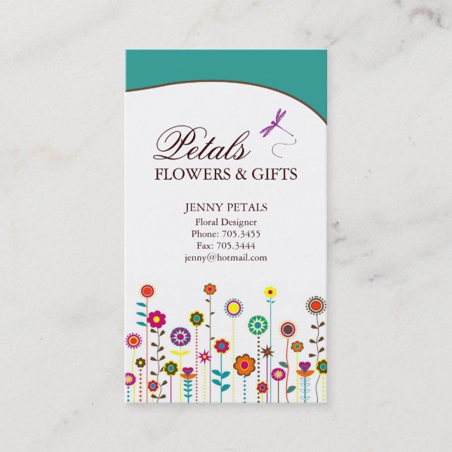 Tarjetas de visita caprichosas (Anverso)