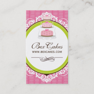 Tarjetas de visita caprichosas de la panadería