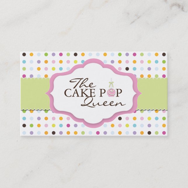 Tarjetas de visita caprichosas de la panadería (Anverso)