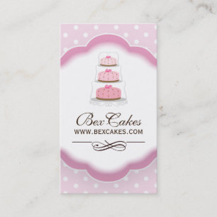 Tarjetas de visita caprichosas de la panadería