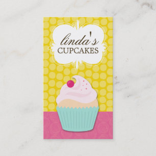 Tarjetas de visita caprichosas de la panadería
