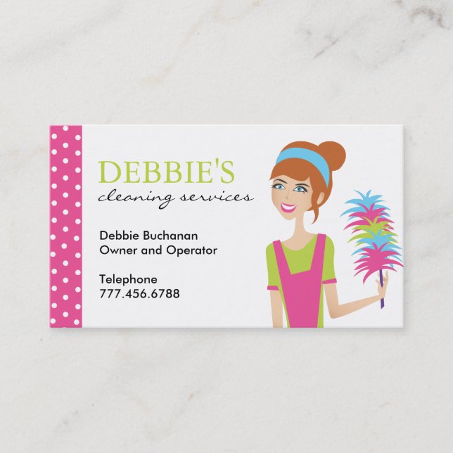 Tarjetas de visita caprichosas de servicios de la (Anverso)