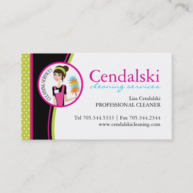 Tarjetas de visita caprichosas de servicios de la (Anverso)