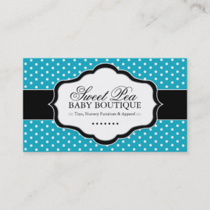 Tarjetas de visita caprichosas del boutique del