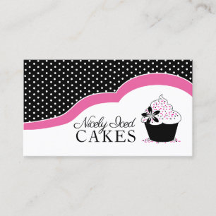 Tarjetas de visita caseras de la panadería de la