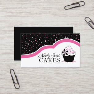 Tarjetas de visita caseras de la panadería de la