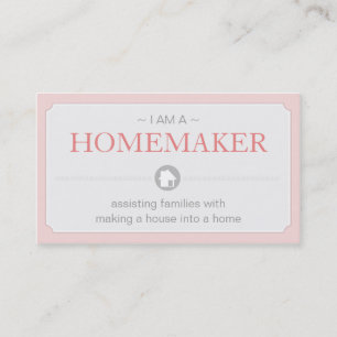 Tarjetas de visita caseras del fabricante