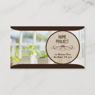Tarjetas de visita caseras del proyecto de Carly