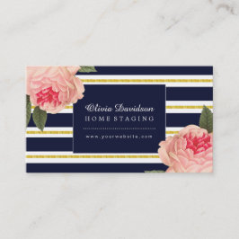 Tarjetas de visita caseras elegantes de