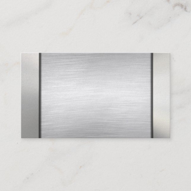 Tarjetas de visita cepilladas del oro (Anverso)