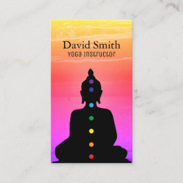 Tarjetas de visita Chakra Colors, luminosas y colo