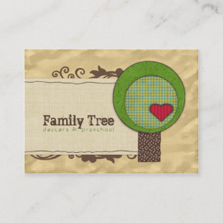 Tarjetas de visita Chubby de árbol de amistad