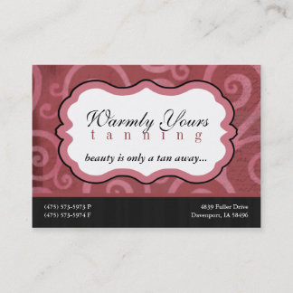 Tarjetas de visita Chubby [rosa]