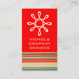 Tarjetas de visita clásicas Stripes